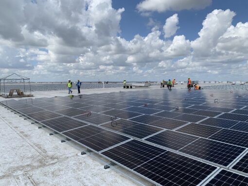 HEB Solar Install with Crew